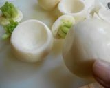 かぶの器で海老すり身の蒸し物作り方4写真