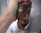 チーズケーキのためのココアクッキー☆作り方2写真