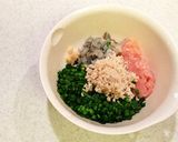 蓮根と海老のもちもちぷりぷり餃子作り方1写真