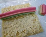 ღ鶏ひき肉とカラフル生麩入りღ信田巻きღ作り方3写真