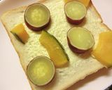 *芋・柿・南瓜* 秋のsweetトースト作り方6写真