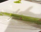 アスパラガスと舞茸の胡麻和え作り方1写真