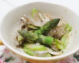 アスパラガスと舞茸の胡麻和え作り方3写真