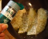 レンジで簡単！セージ香る白身魚と帆立焼き作り方2写真