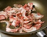 フライパンひとつで！南瓜と豚肉の炒め煮♪作り方3写真
