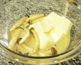 レンジで簡単♪豆腐としめじの豆乳鍋仕立て作り方1写真