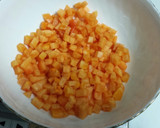 柿を使って☆美味しいタコのマリネ♪作り方1写真