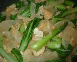 大根とチンゲン菜炒め✿中華味作り方3写真