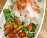 簡単！大根と水菜の梅じゃこサラダ作り方7写真
