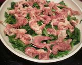 大根の葉と豚肉の胡麻味噌炒め作り方5写真