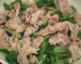 大根の葉と豚肉の胡麻味噌炒め作り方7写真