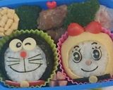 ドラえもん＆ドラミちゃんキャラ弁作り方13写真