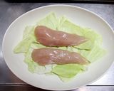 簡単☆ささみとキャベツのヘルシーサラダ作り方2写真
