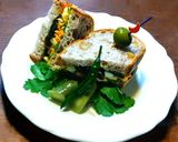 玉子サンド　鮒寿司の飯＆花山葵醤油漬け作り方6写真