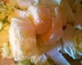 白菜と薄揚げの天かす煮作り方1写真