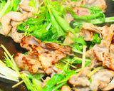 豚肉と水菜の簡単和パスタ作り方5写真