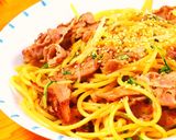 豚肉と水菜の簡単和パスタ作り方8写真