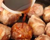 うずらの卵入り♪肉巻きおにぎり作り方4写真
