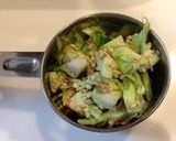 ピーマンのワタと種でかき揚げ作り方1写真
