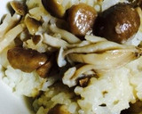 甘栗で栗おこわ♪しめじたっぷり作り方3写真