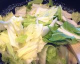 白菜と鮭のコクうま豆乳ソース煮作り方4写真