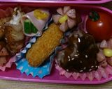 初めてのキャラ弁～(。>д<)作り方2写真