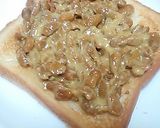 朝食に☆おいしい納豆トースト作り方4写真