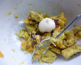 秋の味覚!柿とさつま芋のサラダ作り方5写真
