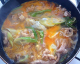 とろとろ卵の豚とじ丼作り方6写真