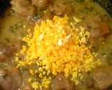 鶏肉のミモザ煮作り方4写真