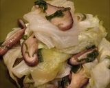 キャベツと椎茸のアンチョビバター蒸し作り方6写真