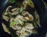 ★豚肉と白ネギの甘辛炒め★作り方4写真