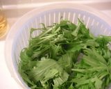 水菜のしょうが焼き作り方2写真