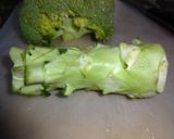 ブロッコリーの茎のマヨ焼き♡作り方1写真