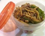 ジップロック弁当 タケノコピーマン炒め作り方6写真