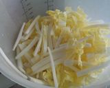 5分で出きる 白菜の梅肉和え作り方1写真