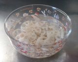 れんこんと牛肉の甘辛炒め煮作り方1写真