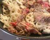 れんこんと牛肉の甘辛炒め煮作り方3写真