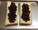 コーヒー風味の小倉トースト☆アイス添え作り方3写真