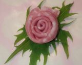 デコおかず♡ビアハム一枚で♪バラ♡作り方10写真