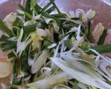 簡単おつまみネギとニラの中華風トッピング作り方4写真