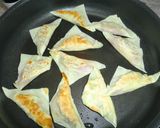 チョー簡単！パリパリ焼きワンタン作り方5写真