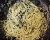 青さと赤大根のおろしスパ作り方5写真