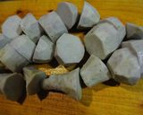 イカと里芋の煮物作り方1写真