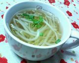 ウェルカム月末☆もやし純和風スープ作り方3写真