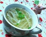 ウェルカム月末☆もやし純和風スープ作り方4写真