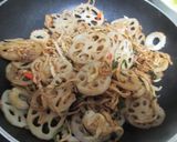 れんこん＆切干大根のお好み焼き風作り方3写真