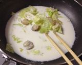 キャベツとホタテのクリームパスタ♡作り方7写真