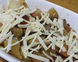 残りモノ肉じゃがチーズ作り方2写真