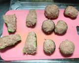 ピーマンと椎茸の肉詰め♡作り方2写真